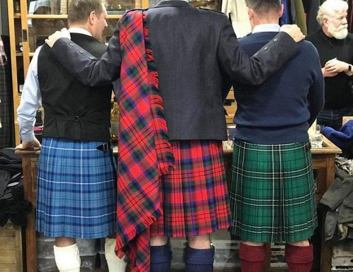 Achats de tartans écossais en boutique et en ligne France