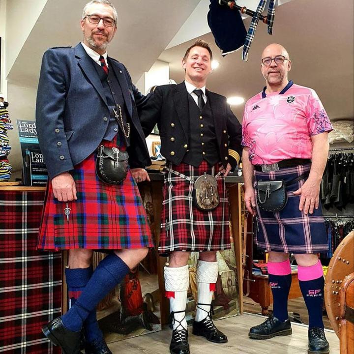 Vente de tartan écossais France